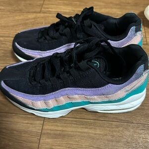 Air Max 95 GS 'Have a Nike Day' Black White Hyper Jade CI5645-001 Size 7Y